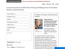 Tablet Screenshot of customdissertation.com